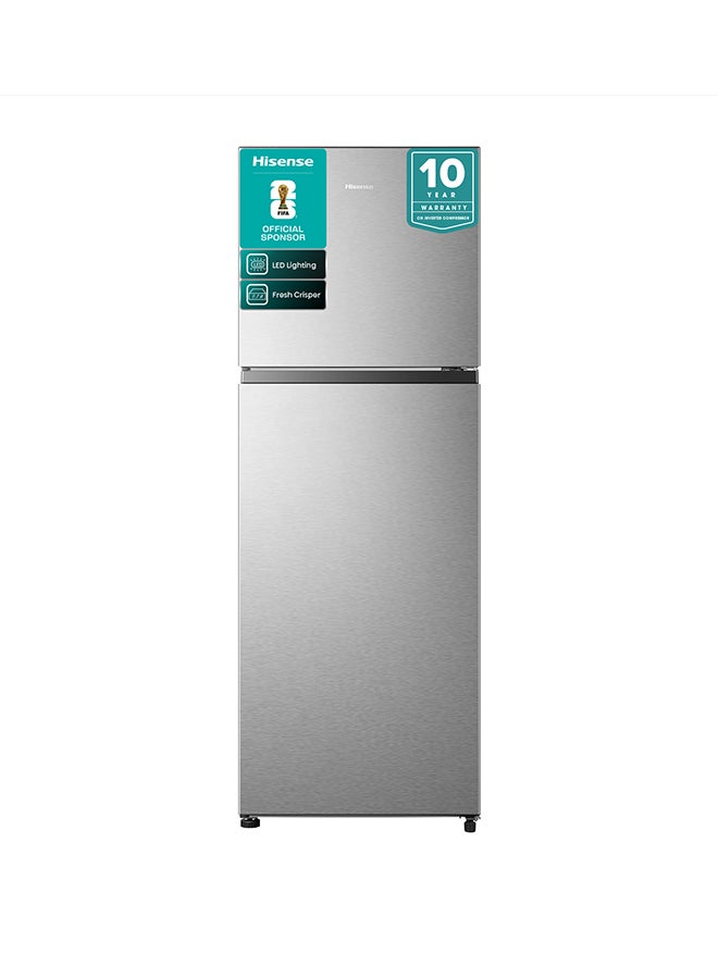 Compare 418L Gross326L Net Capacity ,Topmount Refrigerator , With Inverter Technology,Right open,  Total No frost With recessed handle RT3N418NAI Silver at KSA Price
