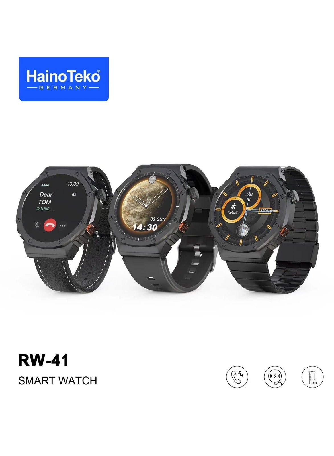 Haino Teko Germany RW41 Round Shape AMOLED Display…