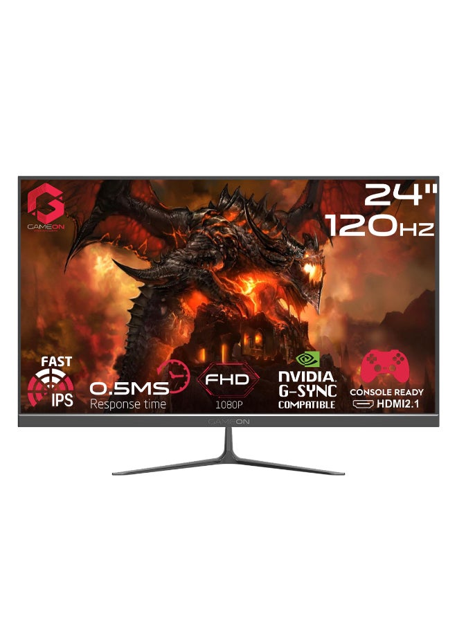 24 Inch FHD IPS Gaming Monitor 1920x1080…