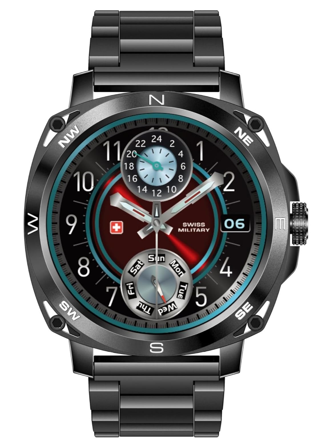 Swiss Military Dom 4 Smartwatch- 1.43