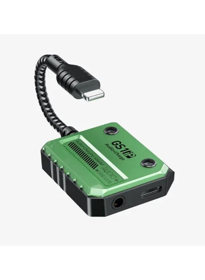 Compare Plextone GS1 Lightning Adapter Dongle, 3.5mm AUX Headphone Jack with 30W Fast Charging, HiRes Audio, Zero Delay, Mic Supported, MFICertified PlugandPlay Converter – Compatible with iPhone 8, X, 11, 12, 13 & 14 Pro Max at KSA Price