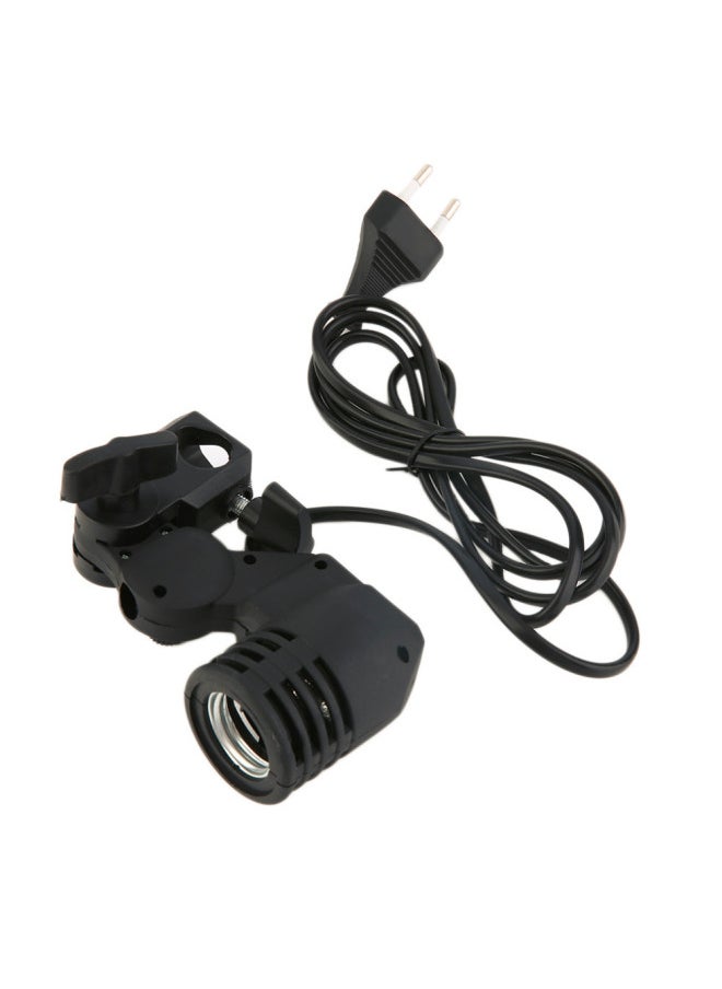 Compare E 270000 Lamp Holder Photography Fill Lamp Holder E27 Single Lamp Holder Screw Umbrella Lamp Holder Photography Bulb AccessoriesColor:White Box Packaging With Umbrella Hole Insert at KSA Price