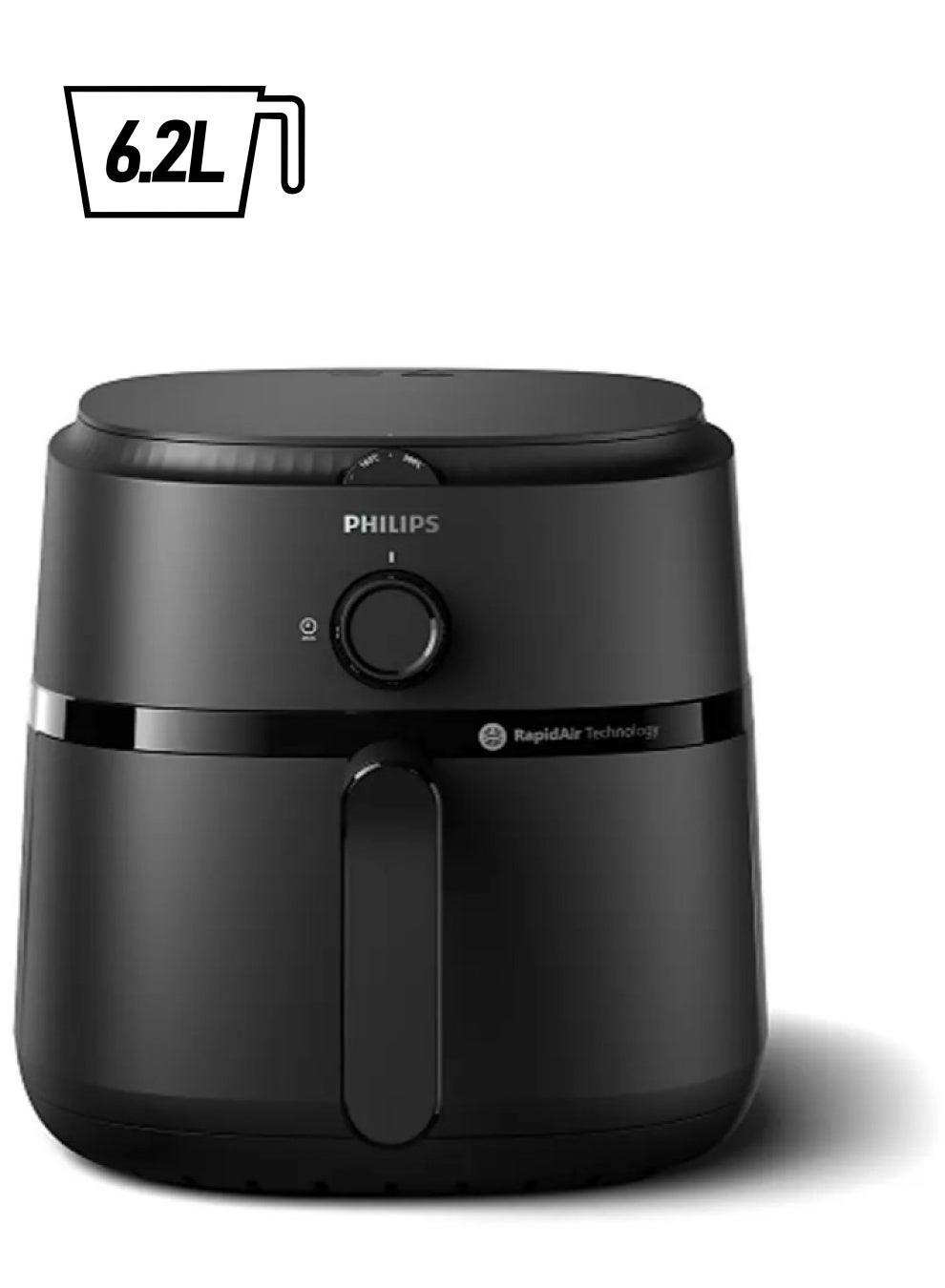 Compare Philips Airfryer 1000 Series  Extra Large Airfryer With Rapid Air Tech  Up to 90% Less Fat  6.2 L 1700 W NA130 Black 6.2 L 1700 W NA130 Black at KSA Price