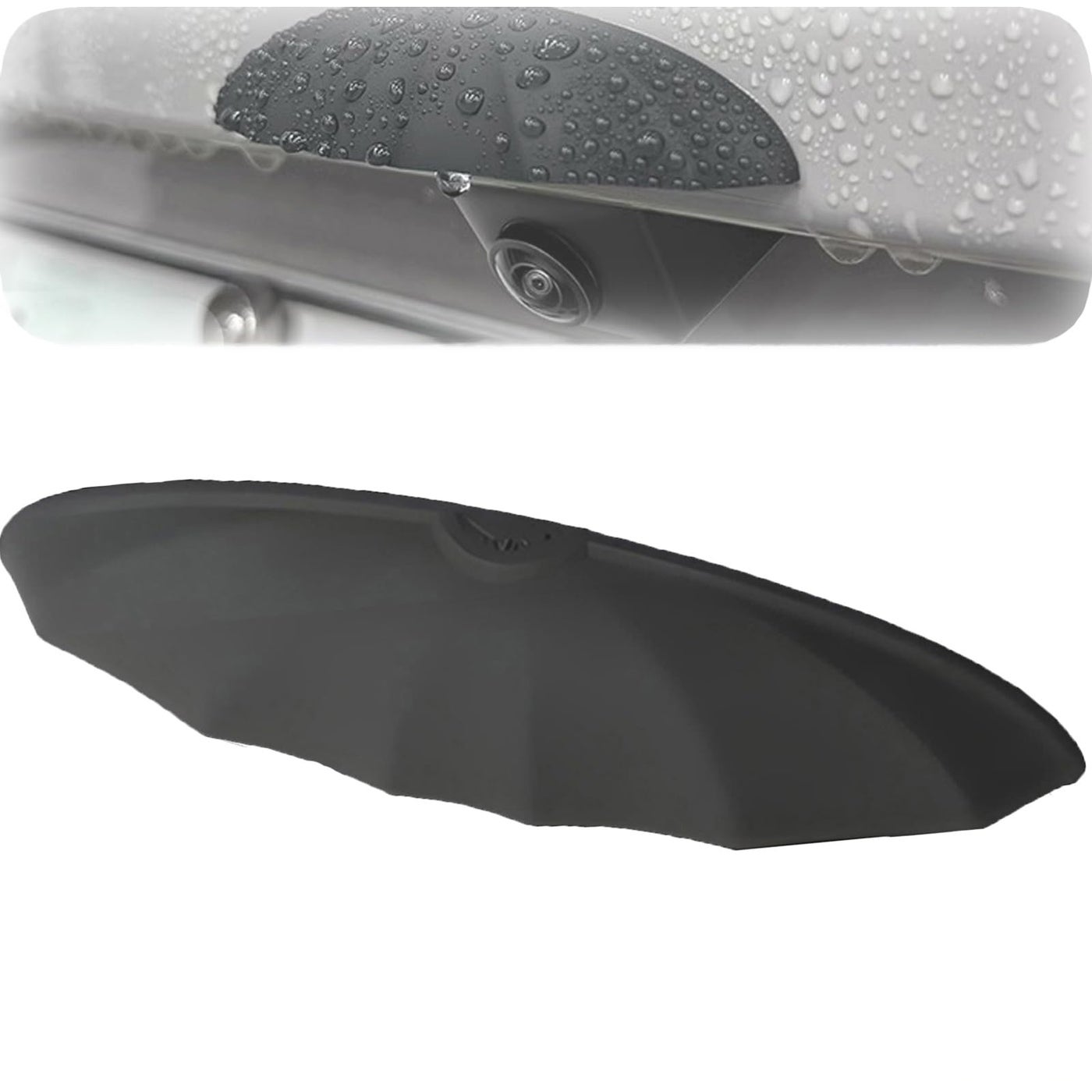 Car Rear View Camera Anti-Rain Cover, Silicone…
