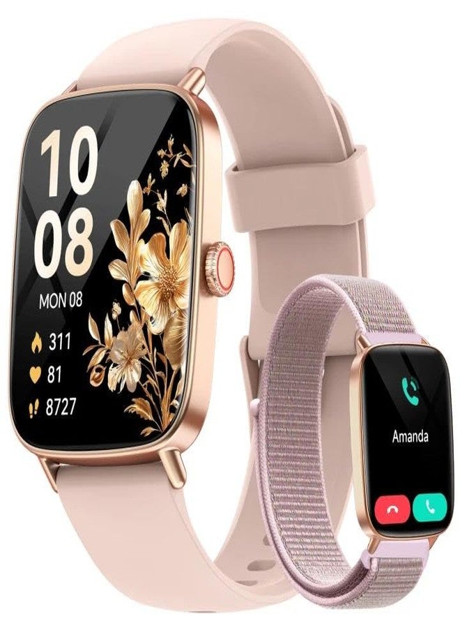 Compare Smart Watch for Women, 1.85 HD Smartwatch Compatible iPhoneSamsungAndroid AnswerMake Calls, 100+ Sport Modes Fitness Tracker with Heart RateSleepSpO2 Monitor, IP68 Rose Gold at KSA Price
