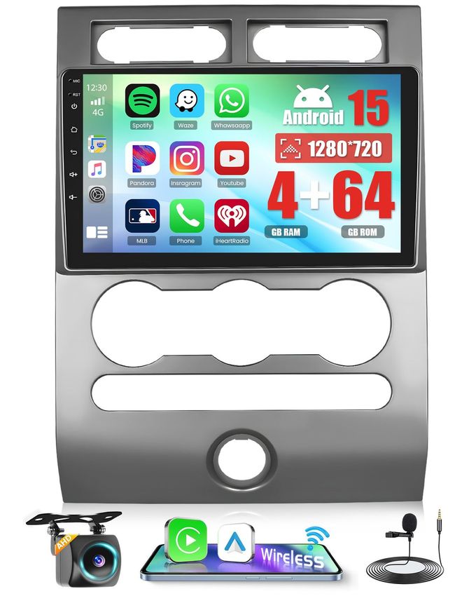 4+64G Realdio Android 15 Car Radio For Ford…