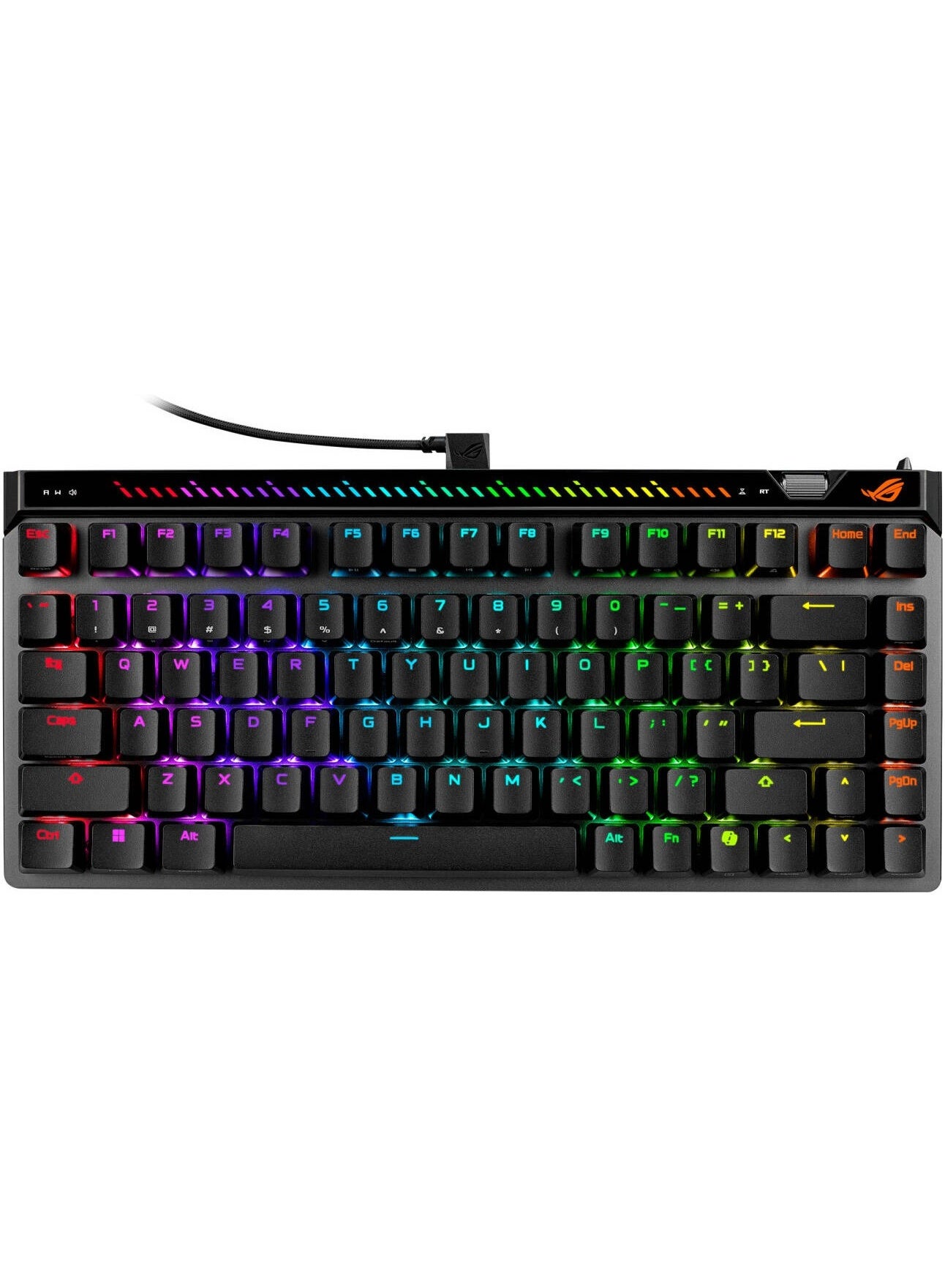 Compare ROG Falchion Ace 75 HE Gaming Keyboard – 75% Layout, HotSwappable Hall Effect Switches, Adjustable 0.1–3.5mm Actuation, 8000Hz Polling, Rapid Trigger, Speed Tap, RGB Aura Sync, PBT Keycaps, Black | 90MP047HBKCA00 at KSA Price
