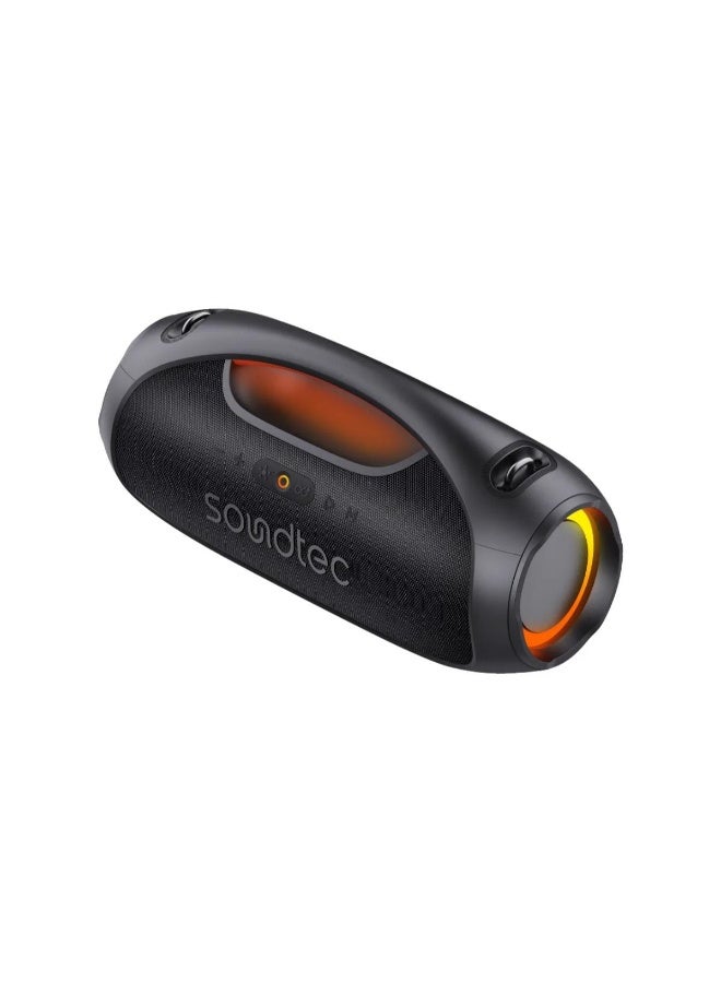 Compare Porodo Soundtec Rush Euphoric 60W Portable Bluetooth Speaker IPX6, USB, TypeC at KSA Price