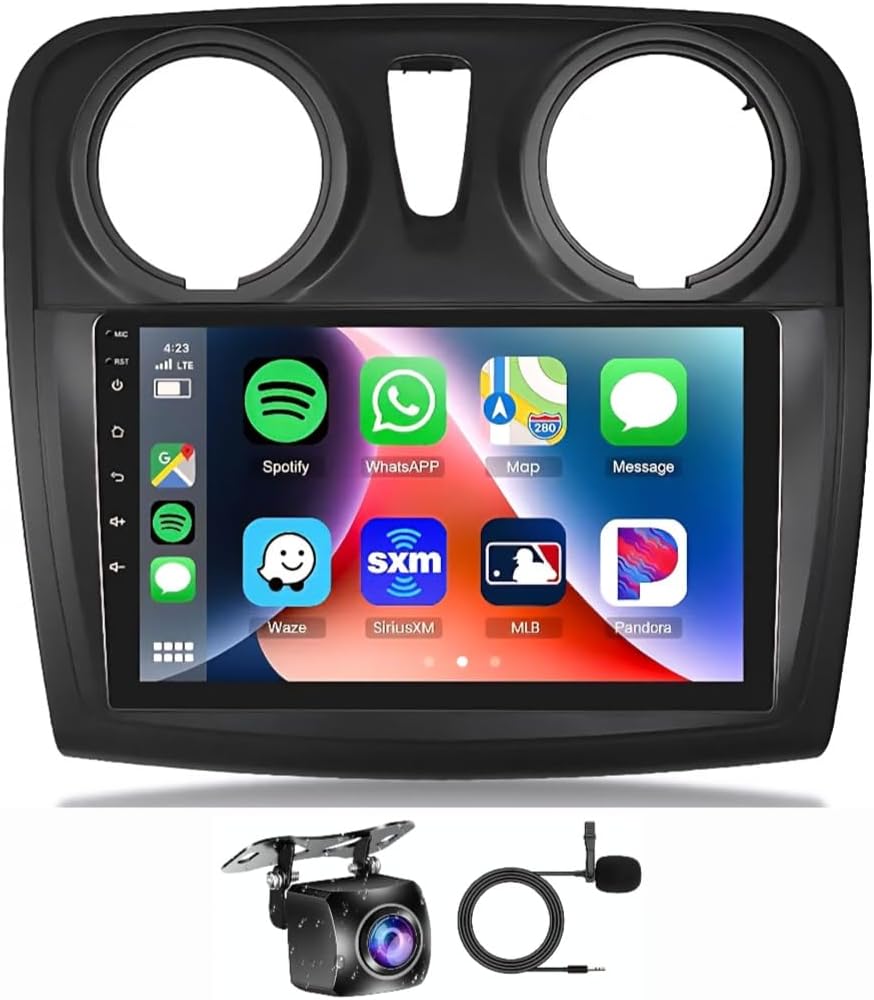 VIEREX 9-Inch Android Car Stereo for Renault…