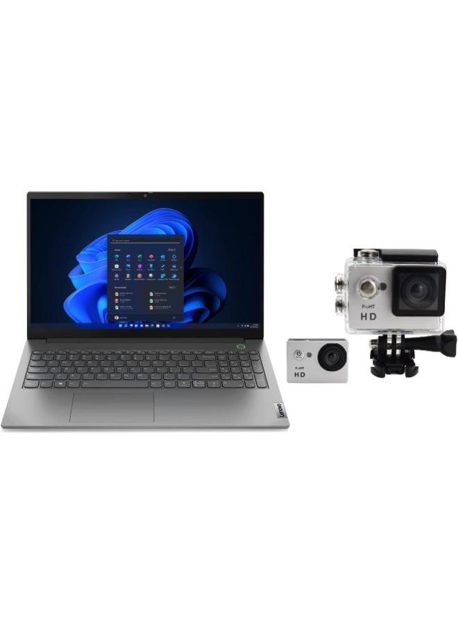 Compare ThinkBook 14 Laptop With 14Inch Display, Intel Core i51335U Processor16GB RAM1TB SSD + 1TB HDDIntel Iris XE GraphicsWindows 11 Pro With Free Pro HT Action Camera EnglishArabic Grey at KSA Price