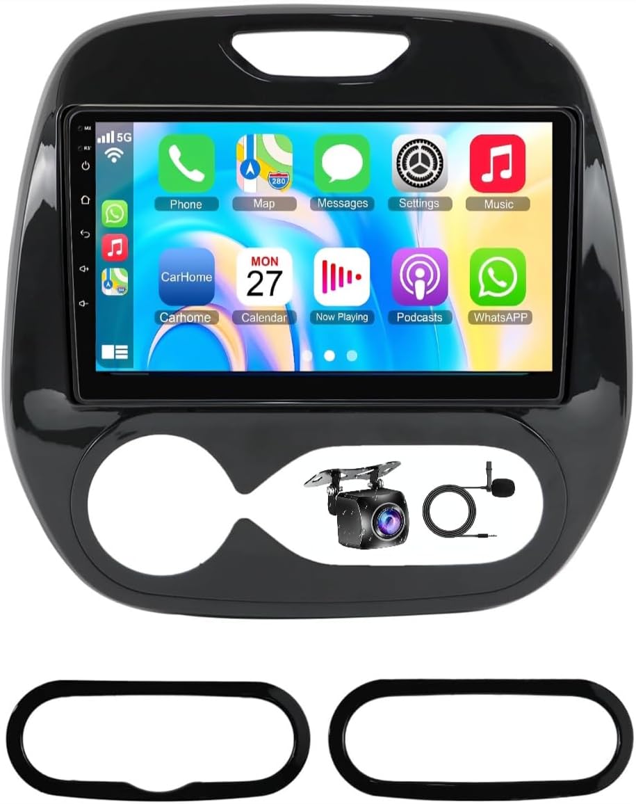 Compare Android Car Stereo for Renault Captur Kaptur 2011–2019 | 9Inch Touch Screen | Wireless CarPlay & Android Auto | GPS Navigation | WiFi | Bluetooth | DSP | USB | AHD Camera | 8+128GB, 8Core at KSA Price