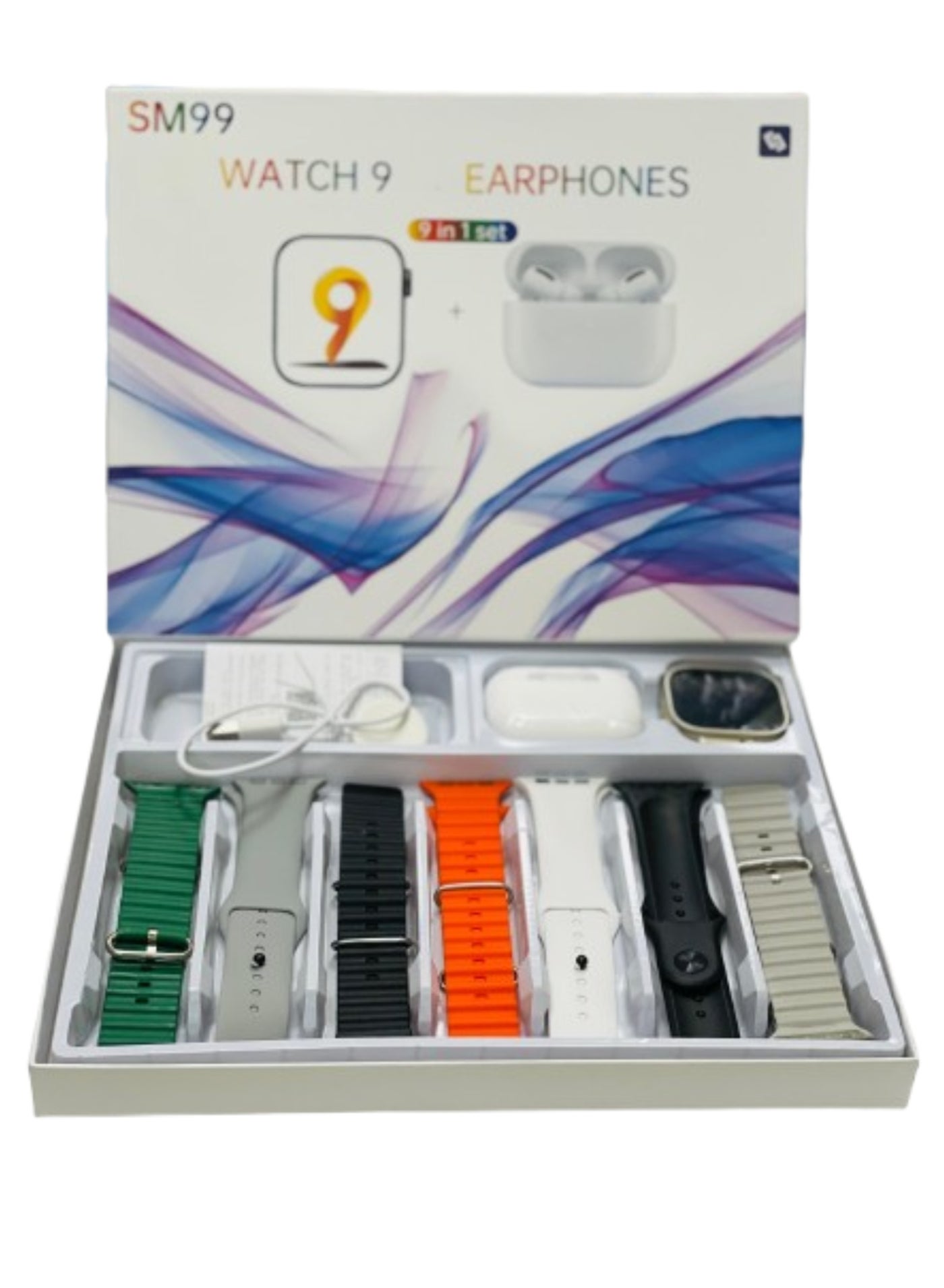 9 +1 Smart Watch Ultra with Earphones Or…