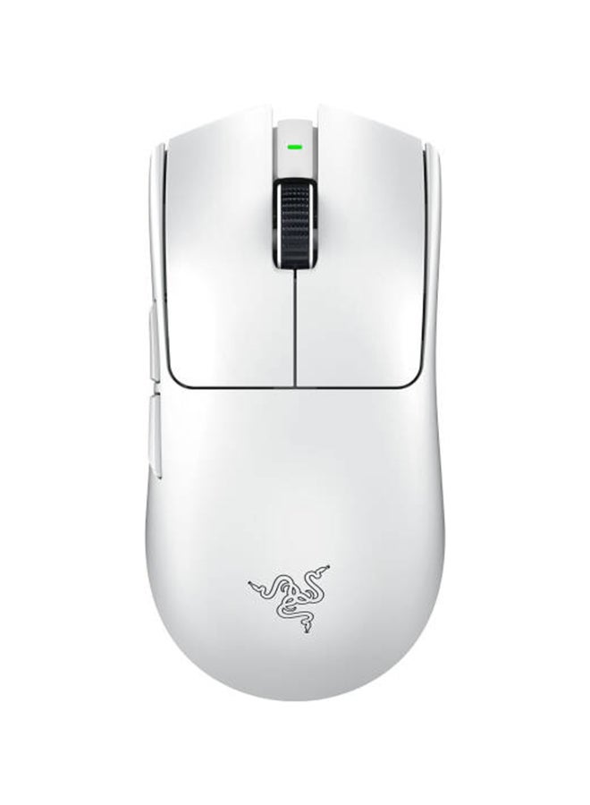 Compare Viper V3 Pro WirelessWired Gaming Mouse, 54g Lightweight Design, 35K Gen 2 DPI Optical Sensor, Up To 95H Battery Life, Optical Mouse Switches Gen 3, White | RZ0105120200R3G1 White at KSA Price