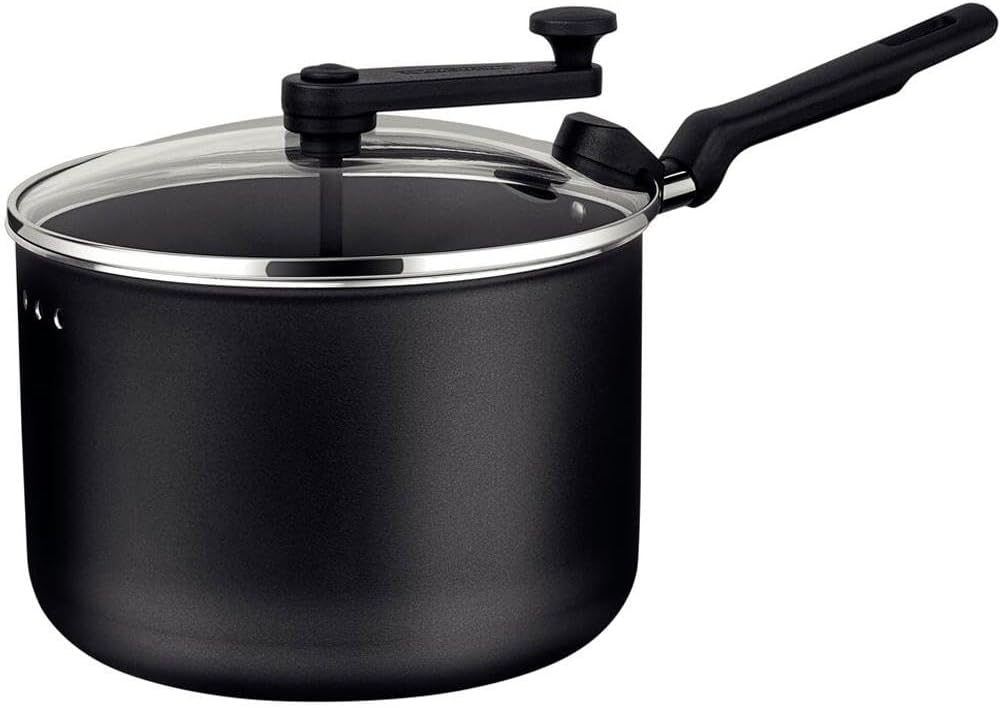 Compare Loreto Graphite Aluminum Popcorn Maker with Starflon Max Nonstick Coating, 20 cm, 3.5 L at KSA Price
