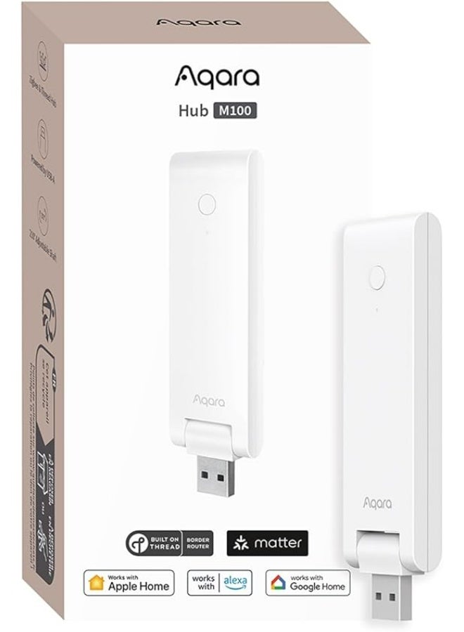 Compare Aqara Smart Hub M100 for Home Automation, Matter Controller, Thread Border Router, Features Aqara Zigbee Not ThirdParty, WiFi, Supports , HomeKit, IFTTT, Home Assistant at KSA Price