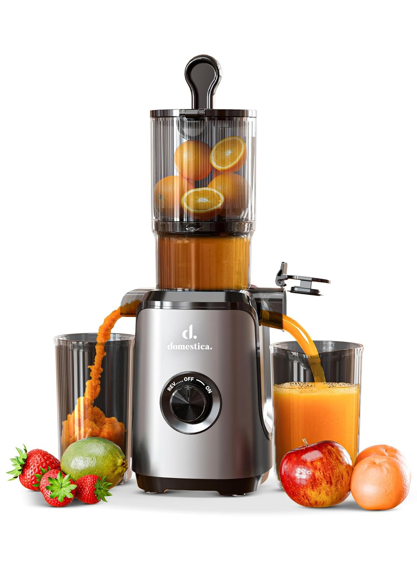 Dripdrop Cold Press Slow Juicer For Home With 108mm…