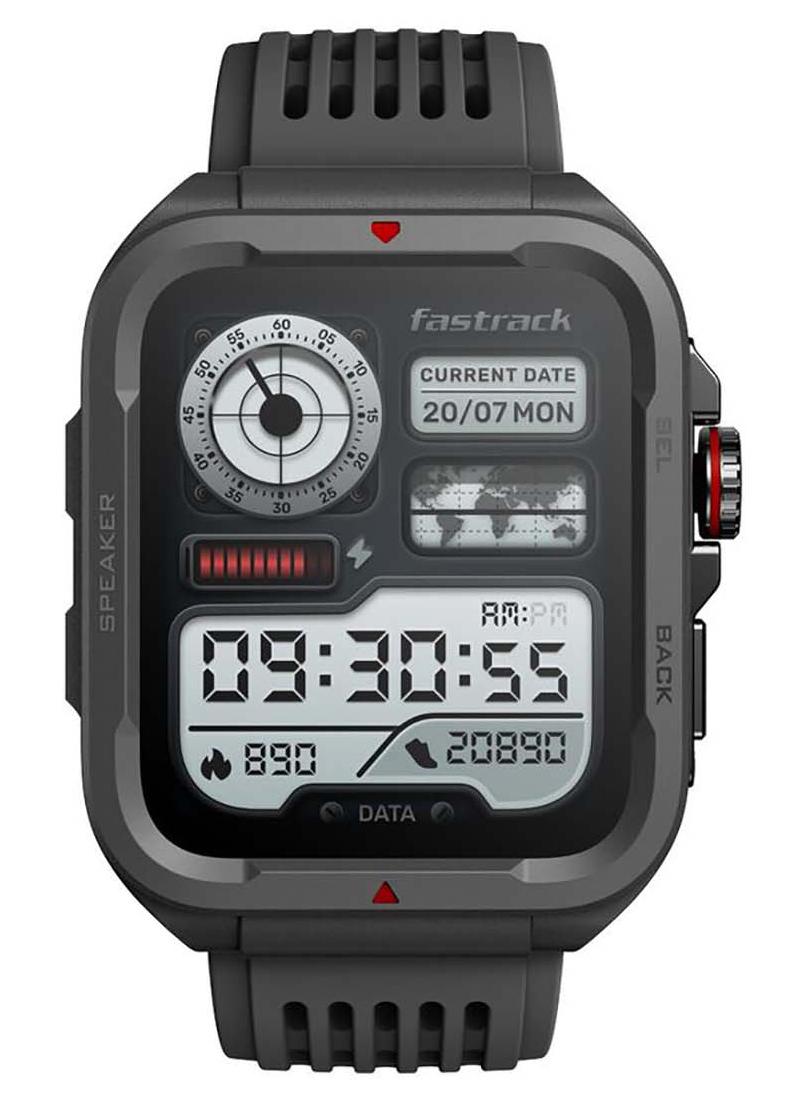 Compare Active With 4.64 cm UltraVU HD Display And Functional Crown Rugged Smartwatch With Auto Multisport Recognition Black at KSA Price