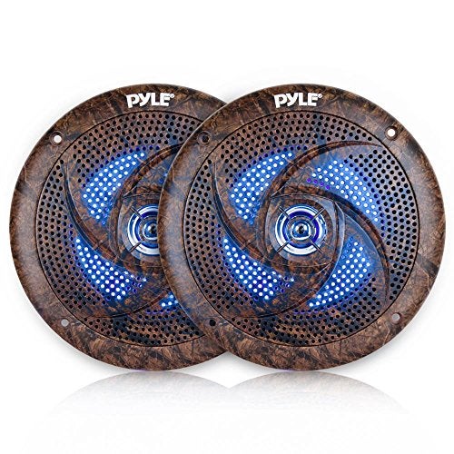 Pyle 65 Inch Marine Speakers 2 Way IP44 Waterproof…