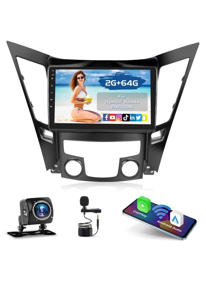 Compare 2+64G Android 13 CarPlay Car Stereo Radio for Hyundai Sonata 20102014, 9 HD Touch Screen Compatible with Android Auto, AHD Backup Camera, Mirror Link, GPS, WiFi, FM RDS at KSA Price