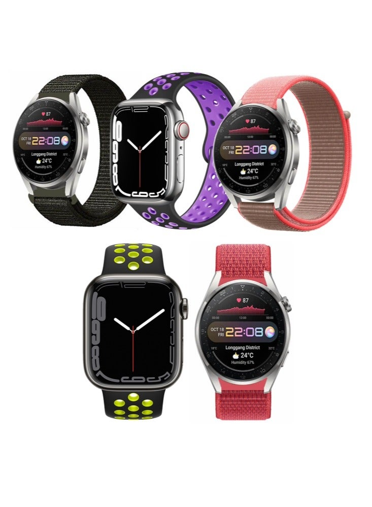 5pcs Watchband Bundle Compatible with all Samsung,…