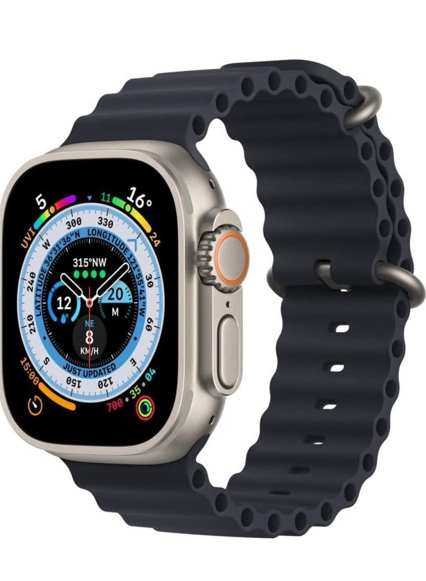 Compare New S8 Ultra Max Smartwatch Series 8 S8 Smart Watch Ultra AI Voice Smart Watch 2.0inch Bluetooth Call Wriless Charging Watch 8 Ultra at KSA Price