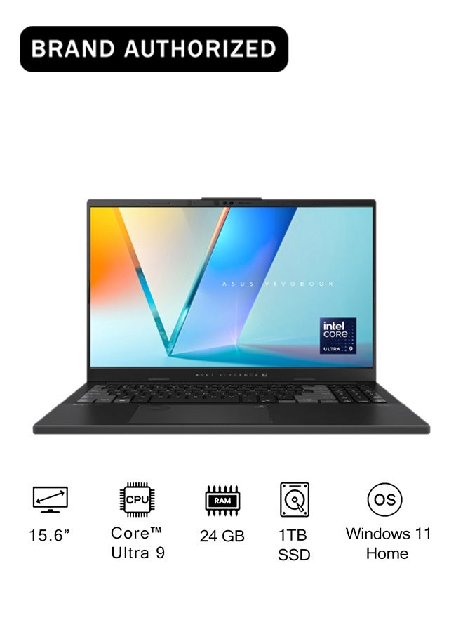 Compare Vivobook Pro Laptop With 15.6Inch Full HD Display,Intel Core Ultra 9 285H Processor24GB RAM1TB SSDNvidia RTX 4050 GraphicsWindows 11 Home English Gray at KSA Price