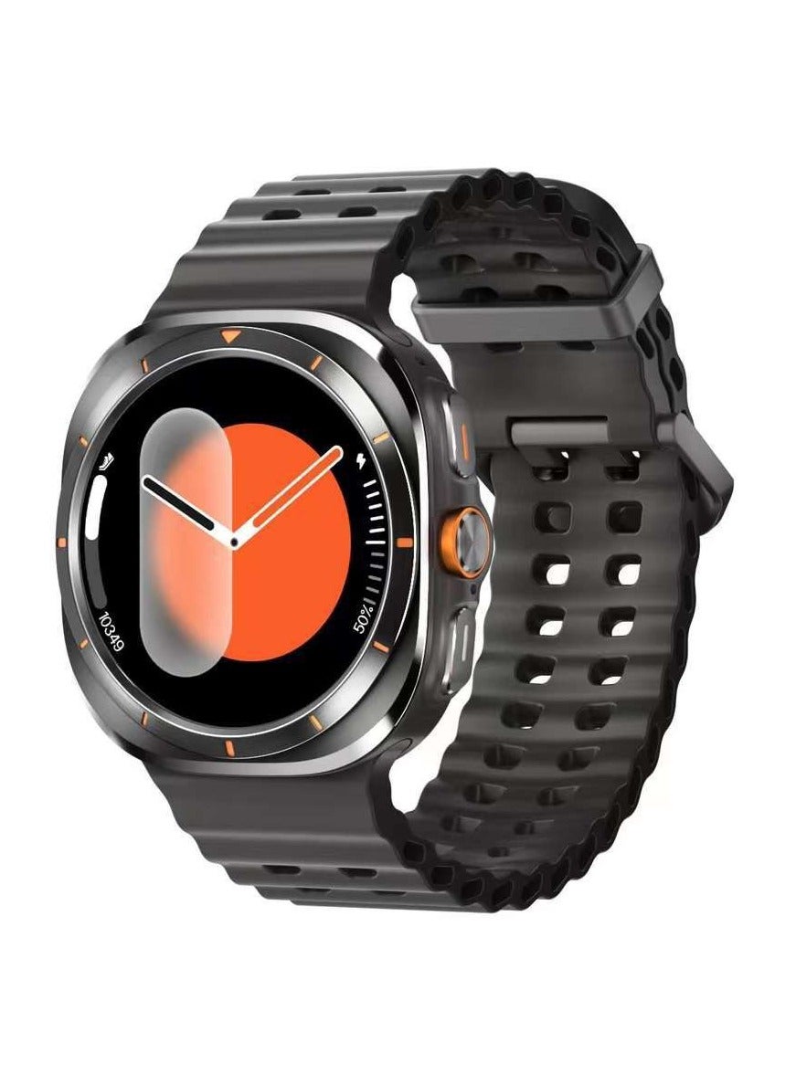 Compare FEND W7 Smart Watch Ultra with 47 mm Display and Wireless Charger Black at KSA Price