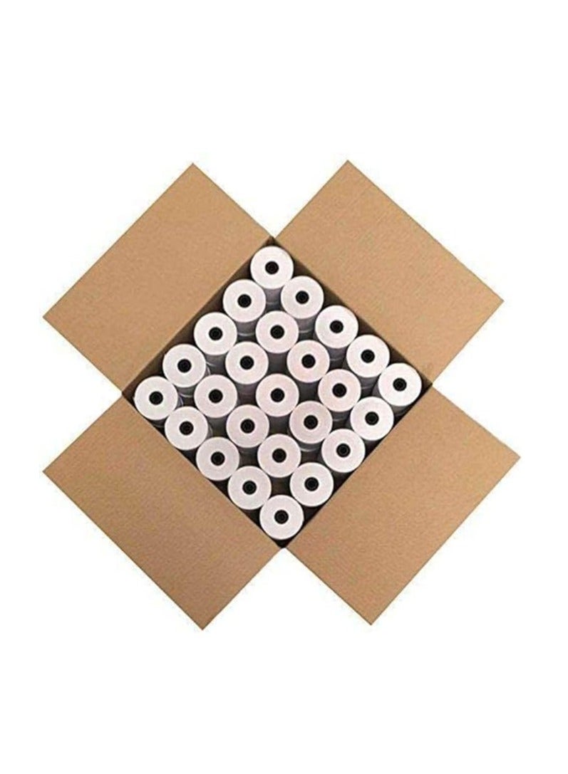 Compare POS receipt 80x80mm thermal roll paper 50 roll per box at KSA Price