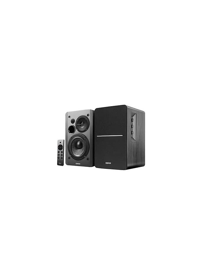 Compare Edifier R1280DBs Active Bluetooth Bookshelf Speakers  Optical Input  2.0 Wireless Studio Monitor Speaker  42W RMS with Subwoofer Line Out  Black at KSA Price