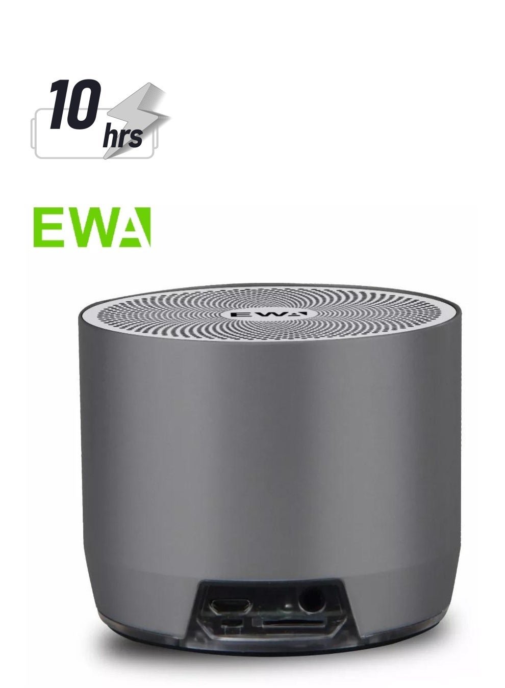 Compare EWA A3 Mini Speakers 8W 3D Stereo Music Surround Wireless Bluetooth Speakers Portable Sound Bass Support TF Cards USB Gray at KSA Price