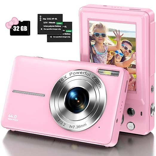 LEKATO 4K 48MP Digital Camera for Kids &…