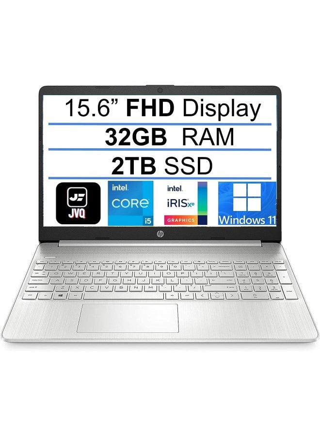 Compare 2022 Newest Laptop With 15.6Inch Display, Intel Core i51135G7 Processor32GB RAM2TB SSDIntel Iris XE GraphicsWindows 11 English Silver at KSA Price