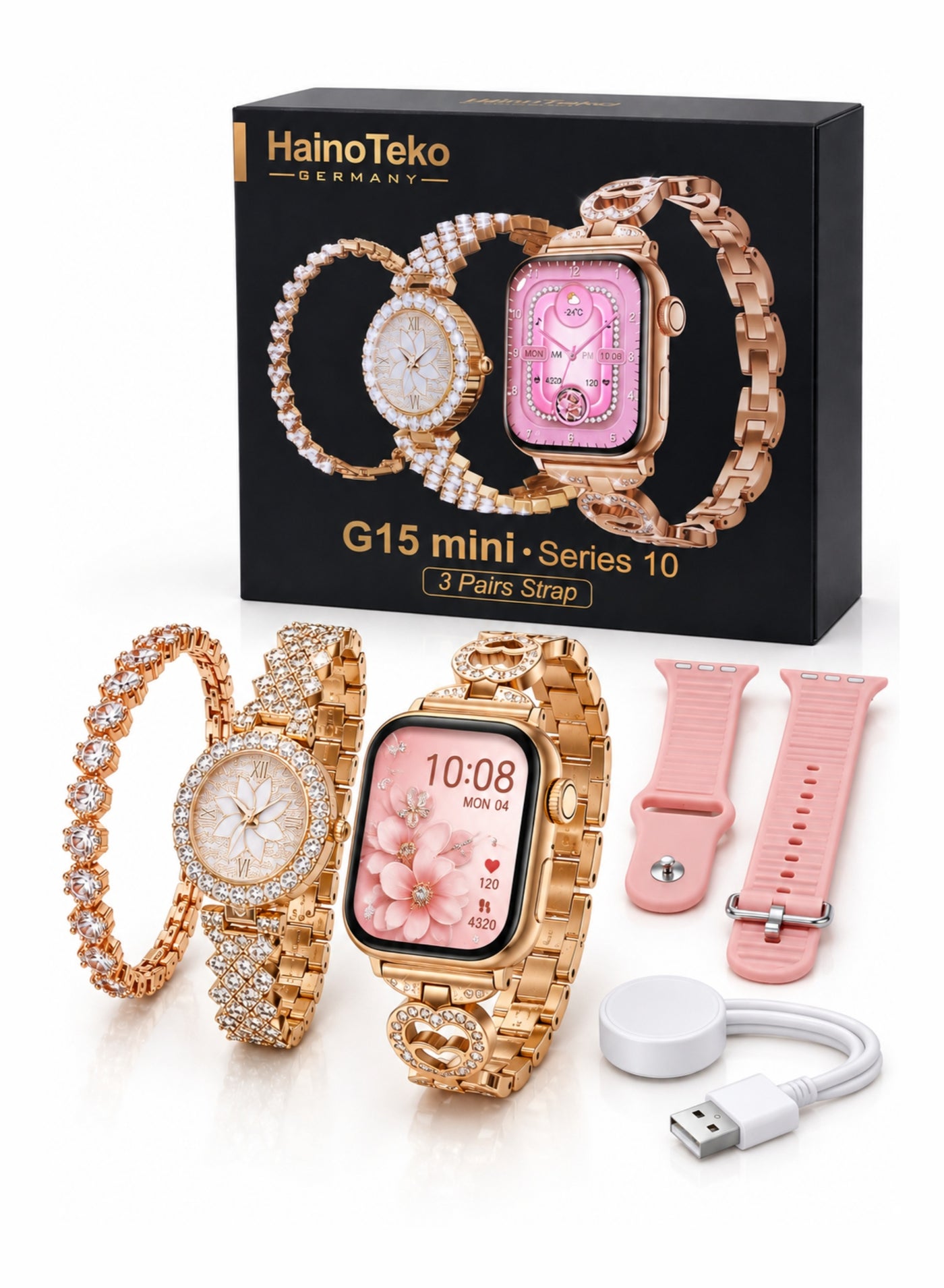 G15 Mini Series 10 Smart Watch for Ladies…
