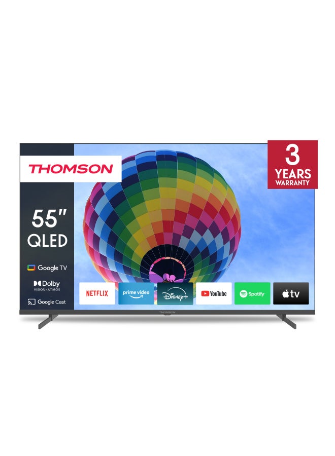 Thomson 55-Inch QLED Smart Google TV – 2025 Model…
