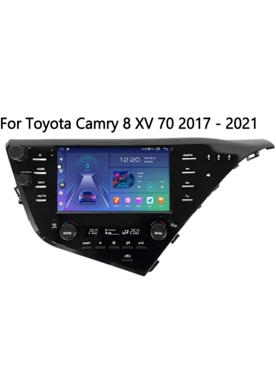 Compare Android Screen For Toyota Camry 8 XV 70 2017 2018 2019 2020 2021 2022 4Gb RAM Support Apple Carplay Android Auto Wireless Fast Interface Quick Boot Factory Camera Support Car Climate Control Support at KSA Price