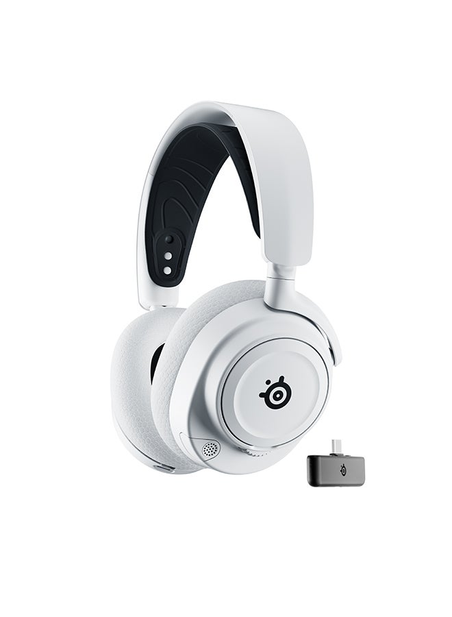 Compare Arctis Nova 7X Wireless Multi System Gaming & Mobile Headset, Nova Acoustic System, 2.4GHz+Bluetooth, 38Hr Battery, ClearCast Gen2 Mic, For Xbox Series X|S, PC, PS5, White | 61567 at KSA Price