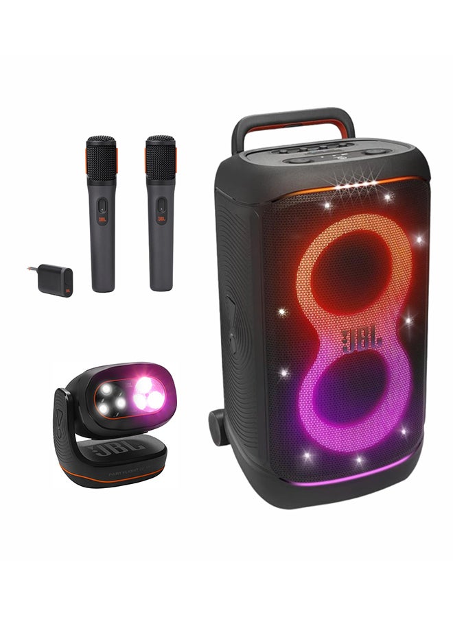 PartyBox 520 with Wireless Mics & Party Beam – Portable…