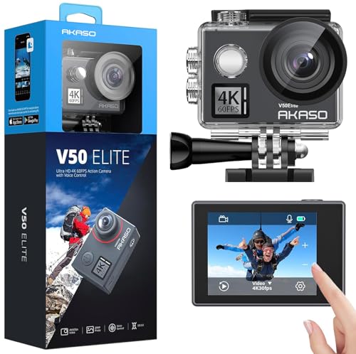 AKASO V50 Elite 4K60fps Touch Screen WiFi Action…