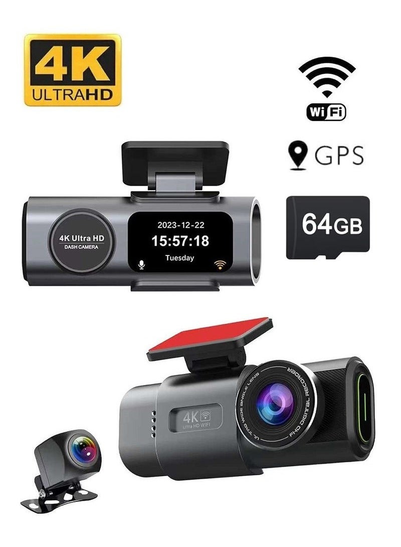 Dash Cam, Front and Rear Dash Cam, Car Camera,…