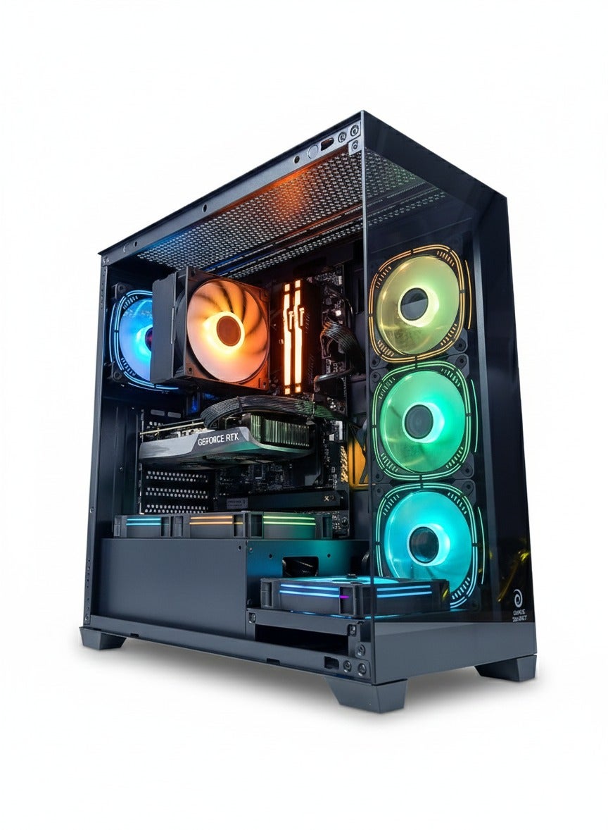 Compare Blitz Gaming PC  Intel Core i514400F | GeForce RTX 5060Ti 8GB GPU | 16GB DDR4 RAM1TB NVMe SSD | Air CoolerH610 MB650W 80+ PSU | WiFiBluetoothWindows 11 Pro | Game Sekret Desktop Computer | 1xx at KSA Price