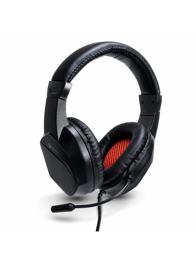 Compare Stereo Gaming Headset HP022M for PS5, PS4, PC, Xbox One & Nintendo Switch | OverEar Gaming Headphones with Microphone, RGB LED Lights, 40mm Drivers, Bass Surround Sound & Soft Memory Earmuffs at KSA Price