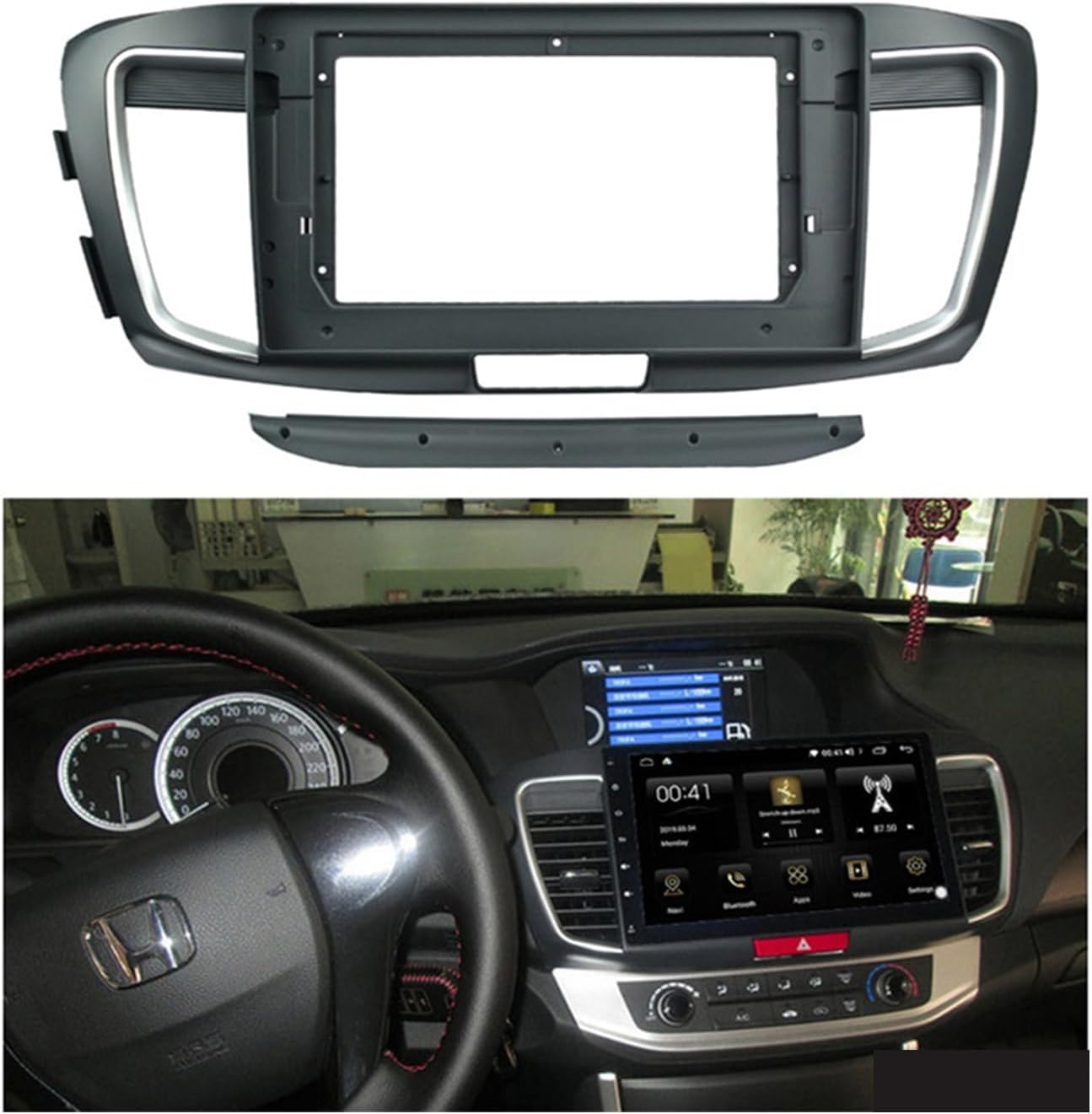 Bestycar 9'' Car Radio Stereo Dash Install Kit…