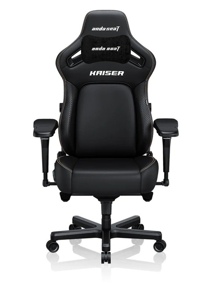 Compare AndaSeat Kaiser 4 Series, XL, Premium PVC Leather, Elegant Black | AD12YDDCXLL20BPVC at KSA Price