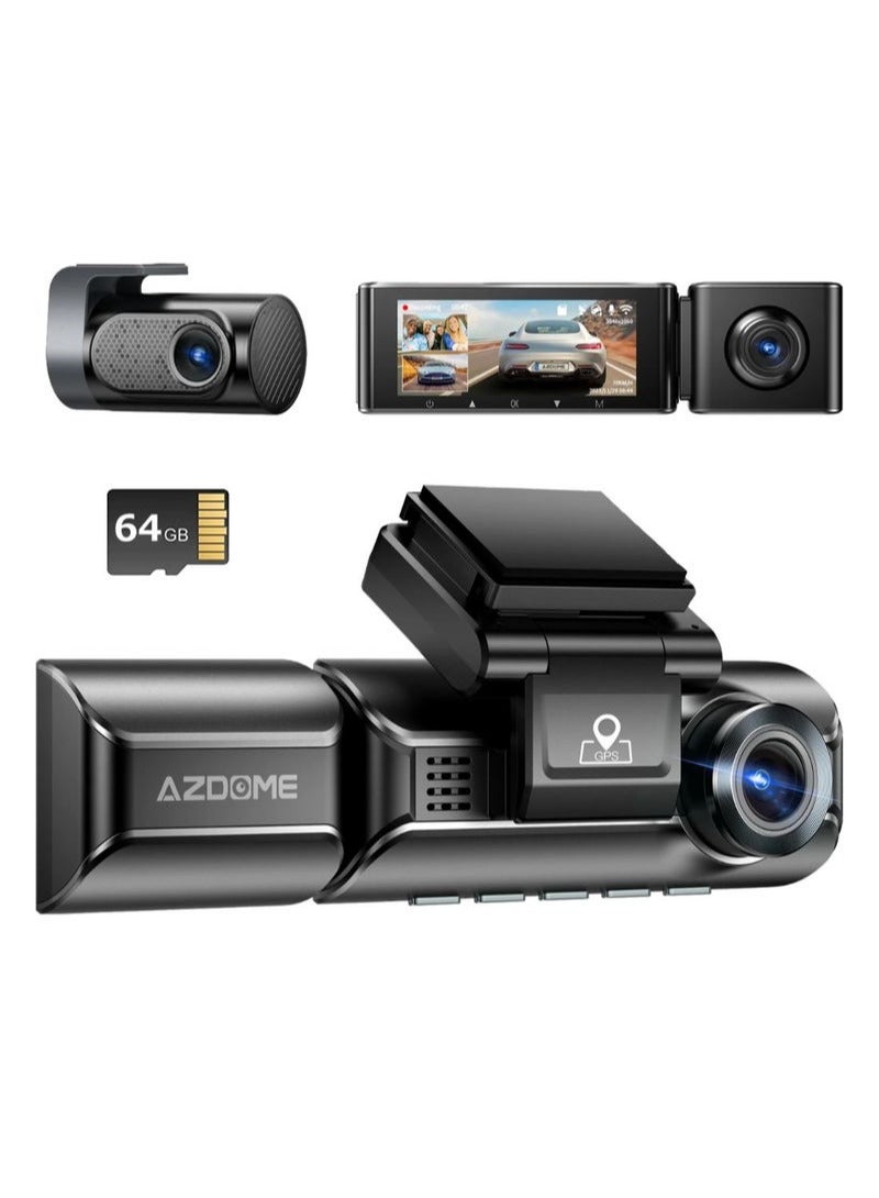AZDOME 4K Dash Cam M550 Max 3 Channel…