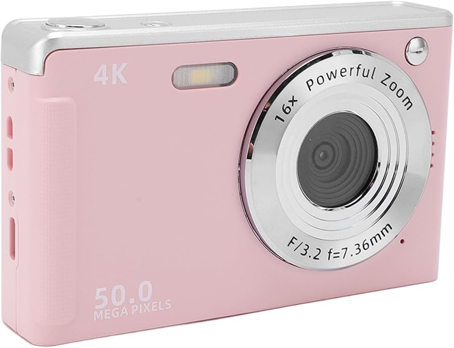 Vbestlife 50MP 4K Digital Camera 16X Zoom Auto…