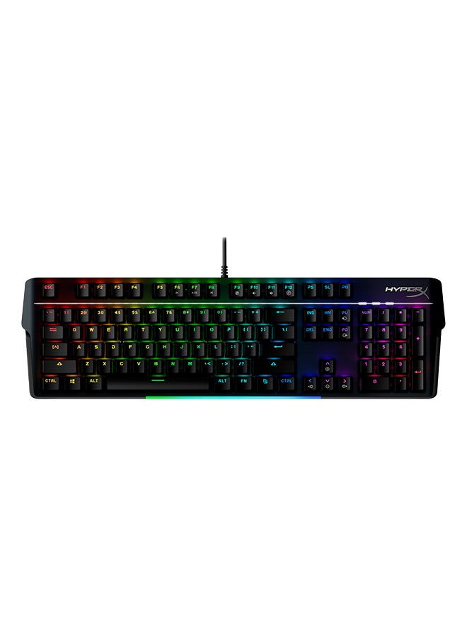 Compare Alloy MKW100 Mechnical Wired Gaming Keyboard, Dynamic PerKey RGB Lighting, 1000Hz Polling Rate, TTC Red Switches, Detachable Wrist Rest, Reliable Dust Proof Switches  Black at KSA Price