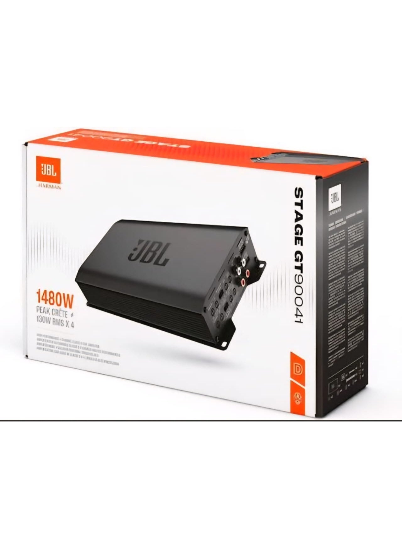 Compare JBL Stage A90041 Car Amplifier – 1480W Max Power, 130W RMS × 4 Channels, Original HighPerformance Car Audio Amplifier at KSA Price
