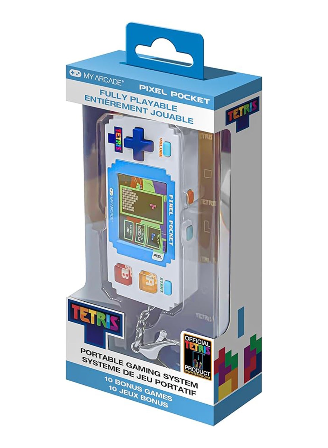 Compare Pixel Pocket Tetris Mini Portable Gaming System (whiteblue) at KSA Price