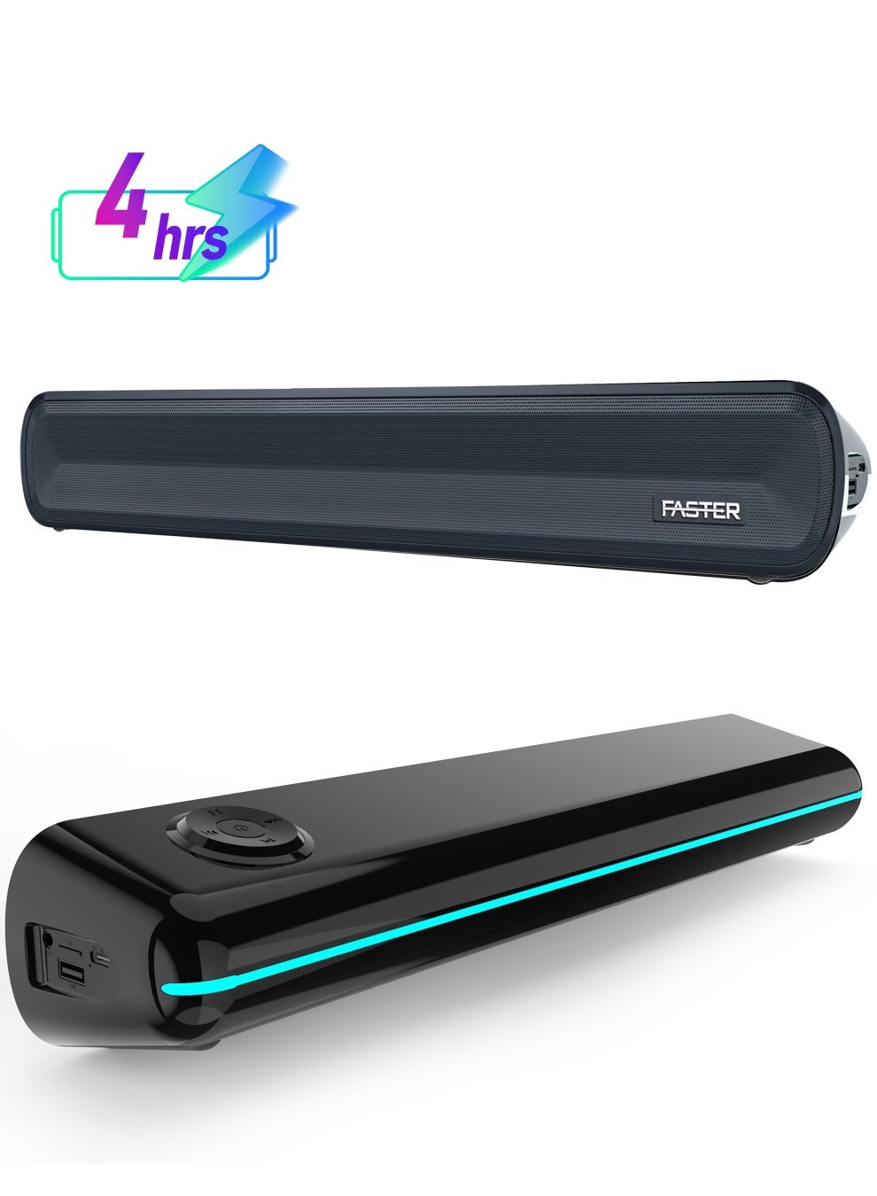 Z10 Pro Portable 20W Bluetooth Soundbar -…