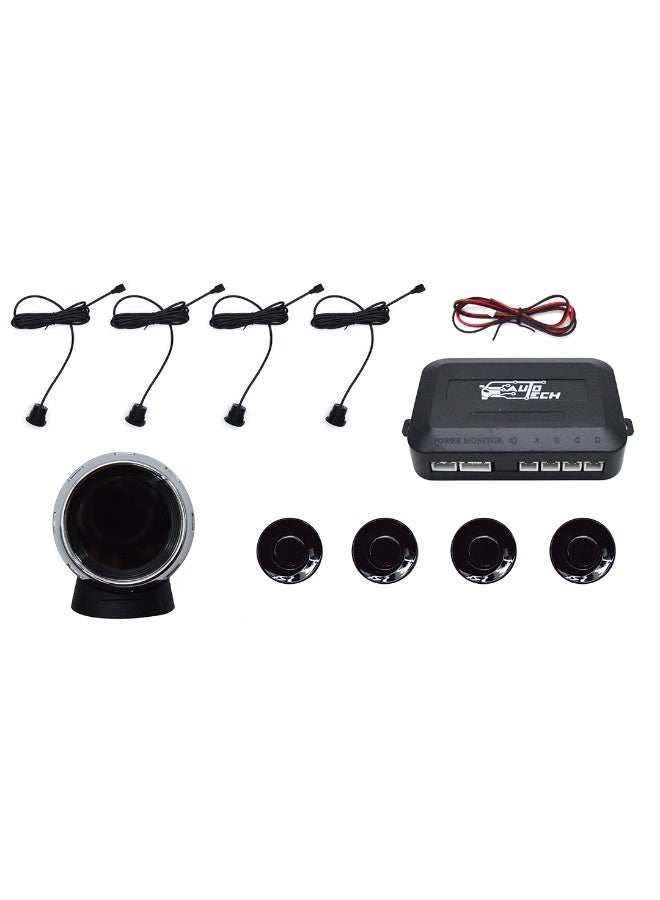 Compare Universal Car High Performance Parking Sensor With BiBi 22Mm English Voice Command, Rubber Sensors For Metal Bumpers, Black at KSA Price